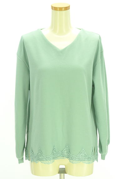 axes femme（アクシーズファム）の古着「裾レースプルオーバー（カットソー・プルオーバー）」大画像１へ