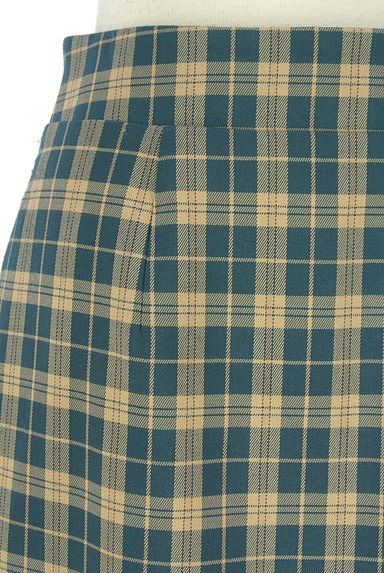 クリックで大画像表示 N.Natural Beauty Basic*(エヌ ナチュラルビューティーベーシック)の古着「チェック柄ロングスカート(ロングスカート・マキシスカート)」大画像4へ