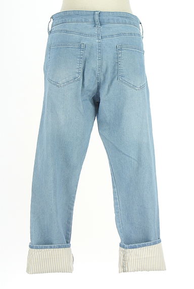 axes femme（アクシーズファム）の古着「裾ロールアップクロップド丈デニムパンツ（デニムパンツ）」大画像２へ