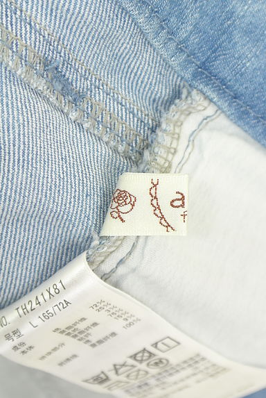 axes femme（アクシーズファム）の古着「裾ロールアップクロップド丈デニムパンツ（デニムパンツ）」大画像６へ