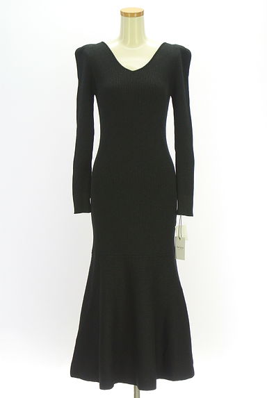 クリックで大画像表示 Her lip to(ハーリップトゥ)の古着「ラメニットロングワンピース(ワンピース・チュニック)」大画像1へ