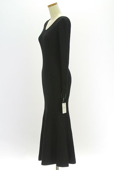 クリックで大画像表示 Her lip to(ハーリップトゥ)の古着「ラメニットロングワンピース(ワンピース・チュニック)」大画像3へ