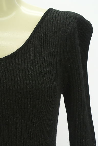 クリックで大画像表示 Her lip to(ハーリップトゥ)の古着「ラメニットロングワンピース(ワンピース・チュニック)」大画像4へ