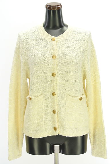 PLST（プラステ）の古着「ツイードニットカーディガン（カーディガン・ボレロ）」大画像１へ