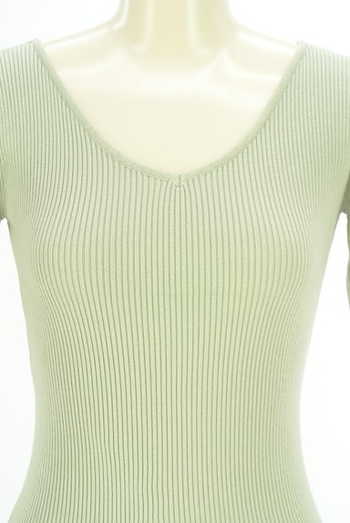 クリックで大画像表示 ROYAL PARTY(ロイヤルパーティ)の古着「膝下ニットワンピース(ワンピース・チュニック)」大画像5へ