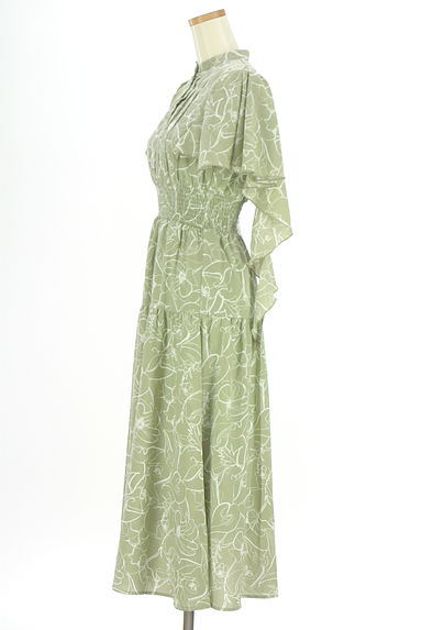 dazzlin（ダズリン）の古着「肩フリルロングワンピース（ワンピース・チュニック）」大画像３へ