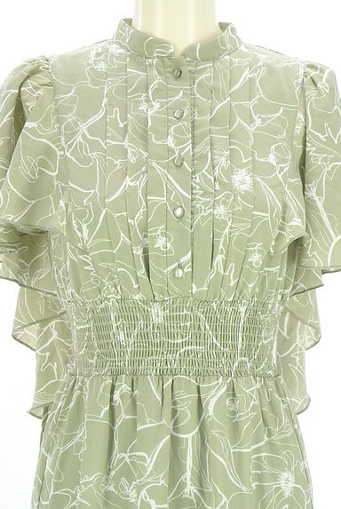 dazzlin（ダズリン）の古着「肩フリルロングワンピース（ワンピース・チュニック）」大画像４へ