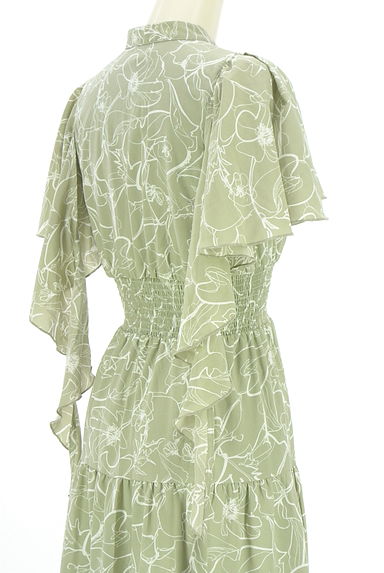 dazzlin（ダズリン）の古着「肩フリルロングワンピース（ワンピース・チュニック）」大画像５へ