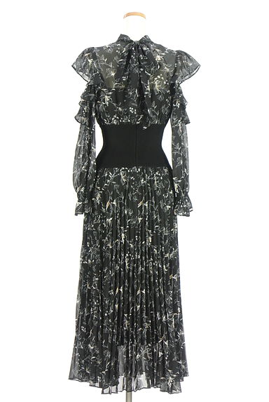 Snidel（スナイデル）の古着「オープンショルダーシフォンワンピース（ワンピース・チュニック）」大画像２へ