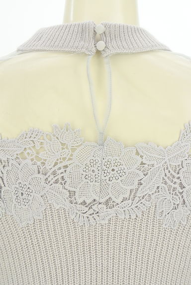 Snidel（スナイデル）の古着「チュール切替ニットミニワンピース（ワンピース・チュニック）」大画像５へ