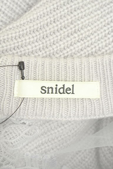 Snidel（スナイデル）の古着「チュール切替ニットミニワンピース（ワンピース・チュニック）」大画像６へ