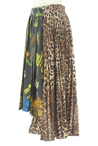 &ellecy（アンドエルシー）の古着「アシメプリーツスカート（ロングスカート・マキシスカート）」大画像３へ