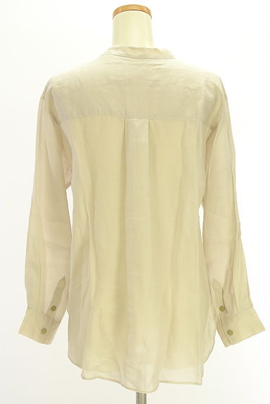 クリックで大画像表示 LAUTREAMONT(ロートレアモン)の古着「バンドカラーシアーブラウス(ブラウス)」大画像2へ