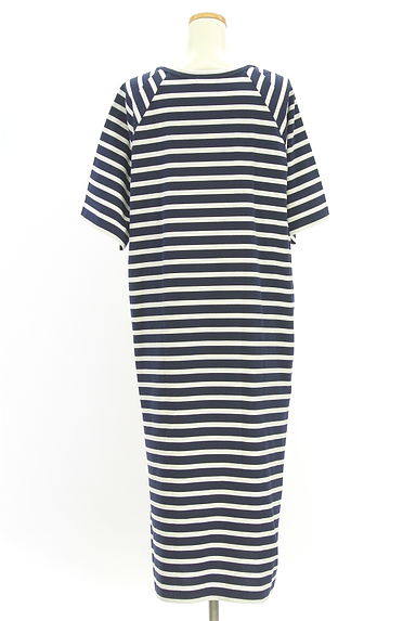 LA MARINE FRANCAISE（マリンフランセーズ）の古着「ボーダー柄半そでTシャツワンピース（ワンピース・チュニック）」大画像２へ