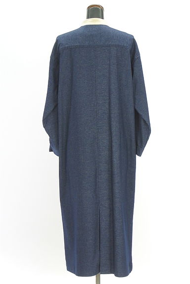 LA MARINE FRANCAISE（マリンフランセーズ）の古着「バンドカラーシャツワンピース（ワンピース・チュニック）」大画像２へ