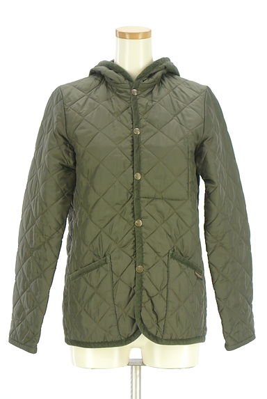 クリックで大画像表示 LAVENHAM(ラベンハム)の古着「キルティングフーディコート(コート)」大画像1へ