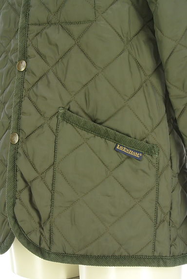 クリックで大画像表示 LAVENHAM(ラベンハム)の古着「キルティングフーディコート(コート)」大画像5へ