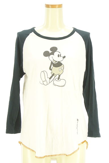 CUBE SUGAR（キューブシュガー）の古着「ラグランミッキーTシャツ（Ｔシャツ）」大画像１へ