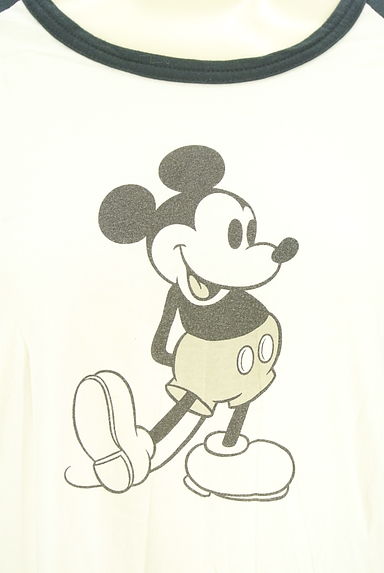 CUBE SUGAR（キューブシュガー）の古着「ラグランミッキーTシャツ（Ｔシャツ）」大画像４へ