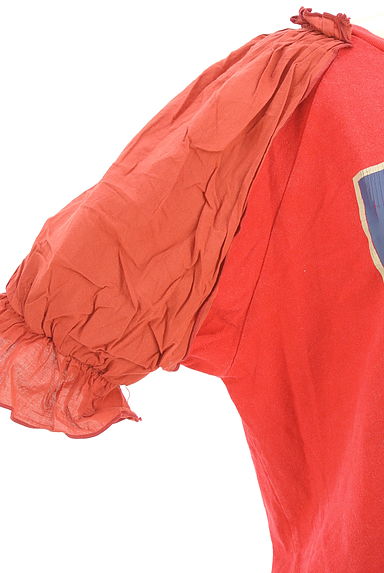 CUBE SUGAR（キューブシュガー）の古着「リメイク風半そでプリントTシャツ（Ｔシャツ）」大画像５へ