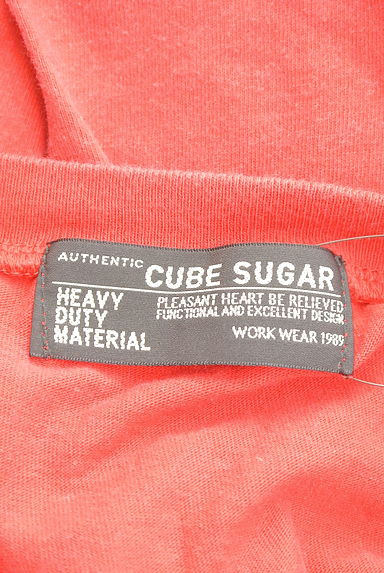 CUBE SUGAR（キューブシュガー）の古着「リメイク風半そでプリントTシャツ（Ｔシャツ）」大画像６へ