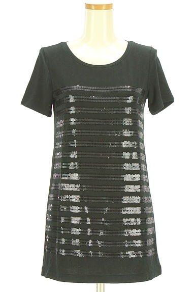 COMME CA（コムサ）の古着「KT KIYOKO TAKASE スパンコールボーダーTシャツ（Ｔシャツ）」大画像１へ