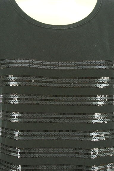 COMME CA（コムサ）の古着「KT KIYOKO TAKASE スパンコールボーダーTシャツ（Ｔシャツ）」大画像４へ