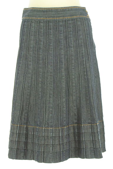 COMME CA（コムサ）の古着「KT KIYOKO TAKASE ミディ丈デニムフレアスカート（スカート）」大画像１へ