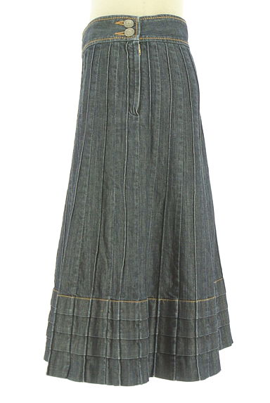 COMME CA（コムサ）の古着「KT KIYOKO TAKASE ミディ丈デニムフレアスカート（スカート）」大画像３へ