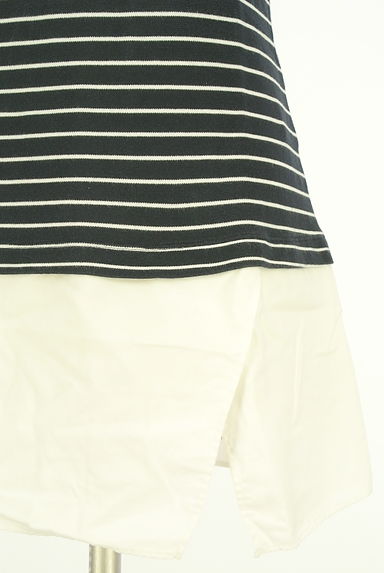 COMME CA（コムサ）の古着「別地切替ペプラムカットソー（カットソー・プルオーバー）」大画像５へ