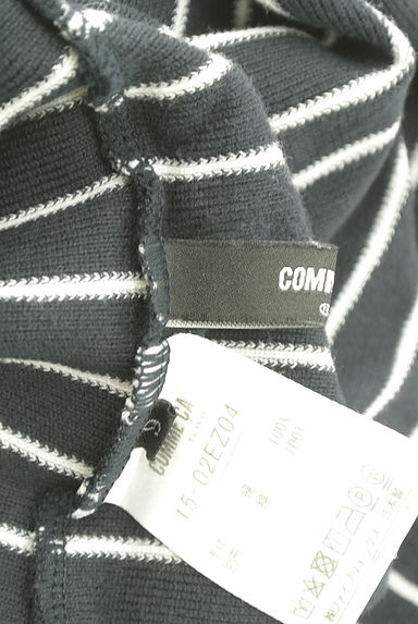 COMME CA（コムサ）の古着「別地切替ペプラムカットソー（カットソー・プルオーバー）」大画像６へ