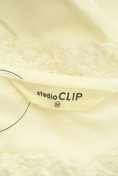 クリックで大画像表示 studio CLIP(スタディオクリップ)の古着「レースMIXブラウス(ブラウス)」大画像6へ