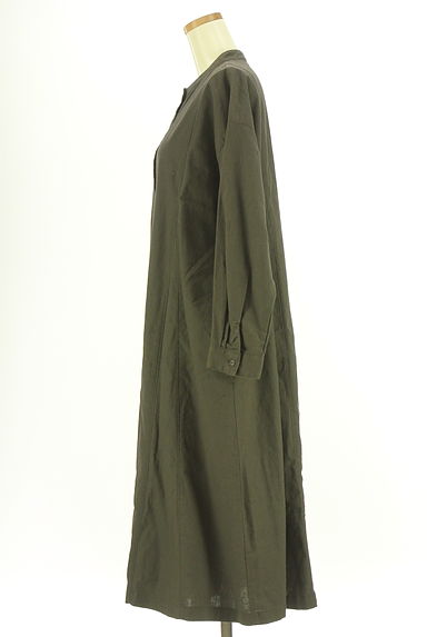 クリックで大画像表示 studio CLIP(スタディオクリップ)の古着「バンドカラーロングシャツワンピース(ワンピース・チュニック)」大画像3へ