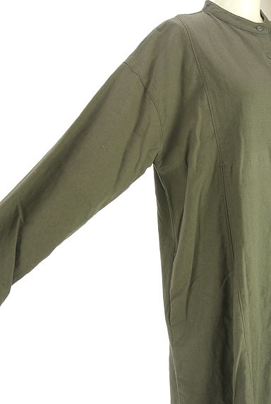 クリックで大画像表示 studio CLIP(スタディオクリップ)の古着「バンドカラーロングシャツワンピース(ワンピース・チュニック)」大画像4へ