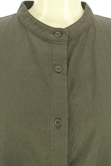 クリックで大画像表示 studio CLIP(スタディオクリップ)の古着「バンドカラーロングシャツワンピース(ワンピース・チュニック)」大画像5へ