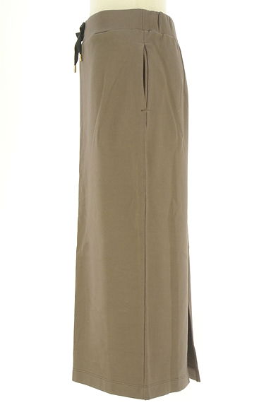 クリックで大画像表示 BEIGE,(ベイジ,)の古着「ミモレ丈スウェットスカート(ロングスカート・マキシスカート)」大画像3へ