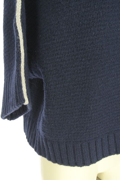 Spick and Span（スピック＆スパン）の古着「袖ラインモックネックニットトップス（セーター）」大画像５へ