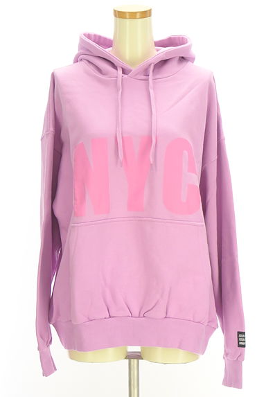 ANNA SUI（アナスイ）の古着「ANNA SUI NYC プリントスウェットパーカー（スウェット・パーカー）」大画像１へ