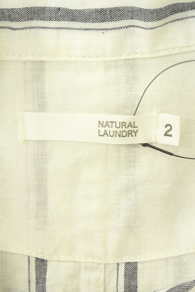 NATURAL BEAUTY BASIC（ナチュラルビューティベーシック）の古着「ストライプ柄カットソー（ブラウス）」大画像６へ