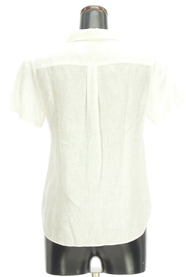 NATURAL LAUNDRY（ナチュラルランドリー）の古着「半袖リネンブラウス（ブラウス）」大画像２へ