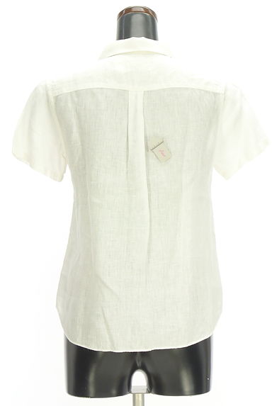 NATURAL LAUNDRY（ナチュラルランドリー）の古着「半袖リネンブラウス（ブラウス）」大画像４へ