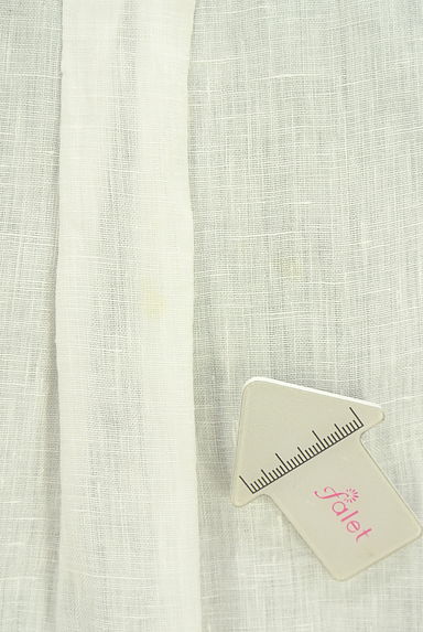 NATURAL LAUNDRY（ナチュラルランドリー）の古着「半袖リネンブラウス（ブラウス）」大画像５へ