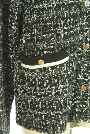 クリックで大画像表示 31 Sons de mode(トランテアン ソン ドゥ モード)の古着「ツイードニットジャケット(ジャケット)」大画像5へ