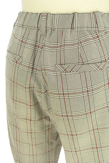 クリックで大画像表示 STRAWBERRY-FIELDS(ストロベリーフィールズ)の古着「グレンチェックテーパードパンツ(パンツ)」大画像5へ