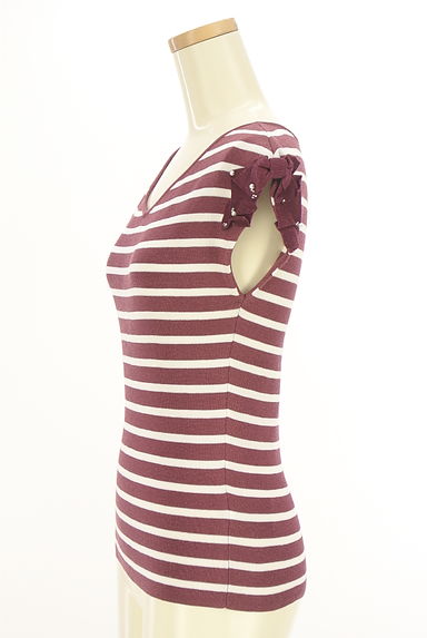 クリックで大画像表示 UNIVERVAL MUSE(ユニバーバルミューズ)の古着「ボーダーニット(ニット)」大画像3へ