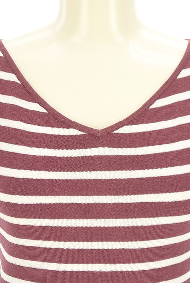 クリックで大画像表示 UNIVERVAL MUSE(ユニバーバルミューズ)の古着「ボーダーニット(ニット)」大画像4へ