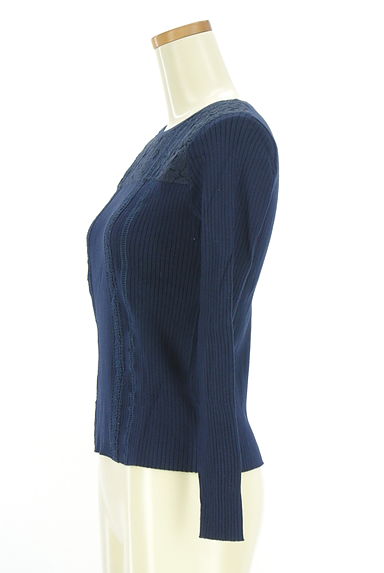 PROPORTION BODY DRESSING（プロポーションボディドレッシング）の古着「レース切替リブニット（ニット）」大画像３へ