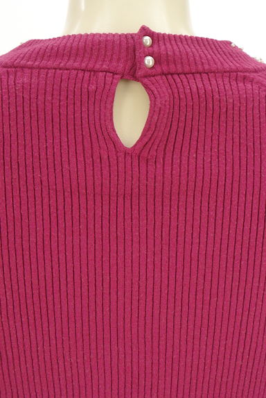 クリックで大画像表示 PROPORTION BODY DRESSING(プロポーションボディドレッシング)の古着「パール付きリブニット(ニット)」大画像5へ