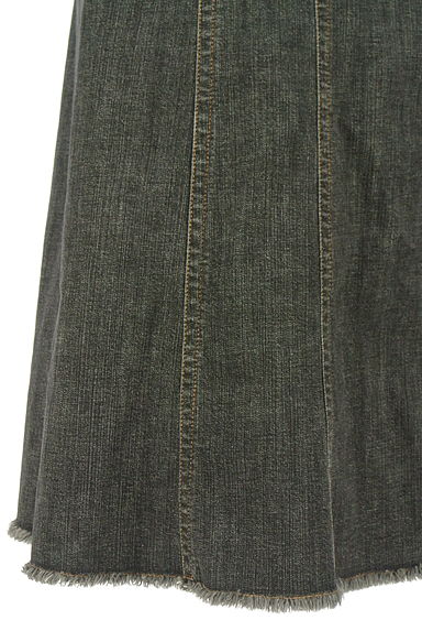 GEORGES RECH（ジョルジュレッシュ）の古着「ストレッチブラックデニムスカート（ロングスカート・マキシスカート）」大画像５へ