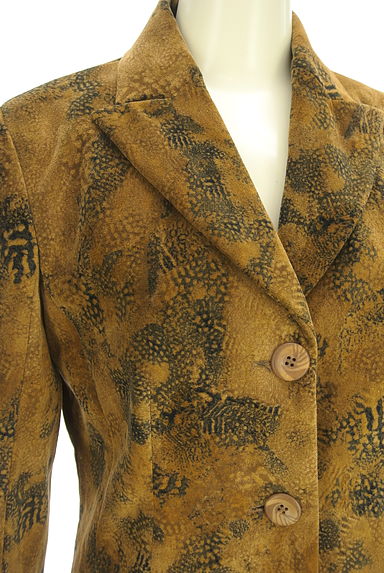 クリックで大画像表示 KENZO(ケンゾー)の古着「KENZO JUNGLE 総柄ベロアジャケット(ジャケット)」大画像4へ